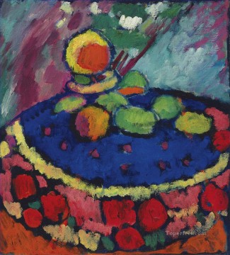 Alexey Petrovich Bogolyubov Painting - una mesa redonda Alexej von Jawlensky